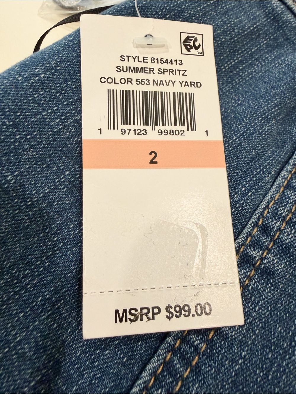 1.STATE A-Line Denim Maxi Skirt Paneled Back Zip Medium Wash Blue 2 NEW - Picture 9 of 11